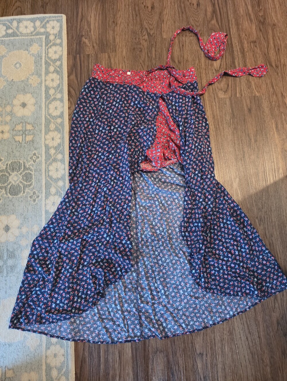 Xhiliration Maxi Skirt With Built In Shorts